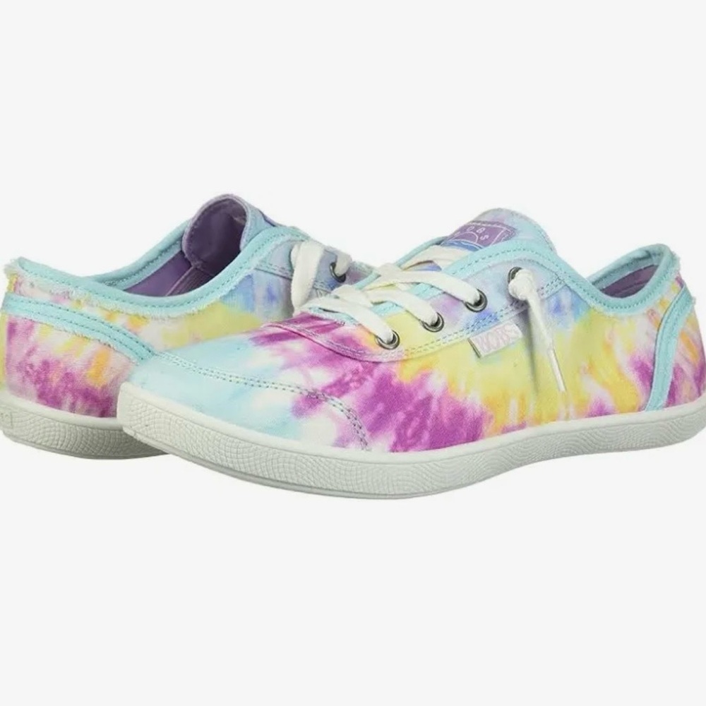 Skechers Bobs S 6.5 Tye Dyed Pink Multi So Cute!! Free Shipping